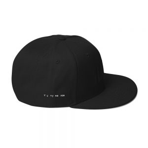 1 Life Otto Snapback Wool Blend 3D Puff Hat (Black/Black)